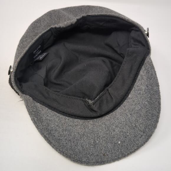 David And Young Cadet Army Cap Gray One Size Stretchable Outdoor Blank - Picture 7 of 9